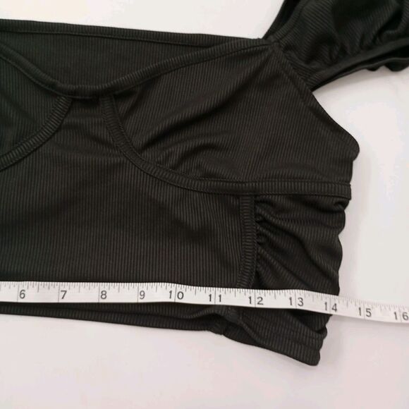 Crop Top  Size M Women's Black - Picture 10 of 12